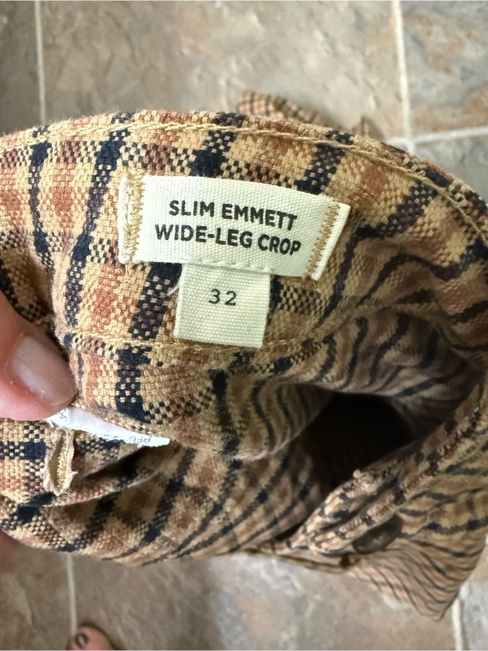 Madewell Slim Emmett Wide-Leg Crop - Picture 3 of 7